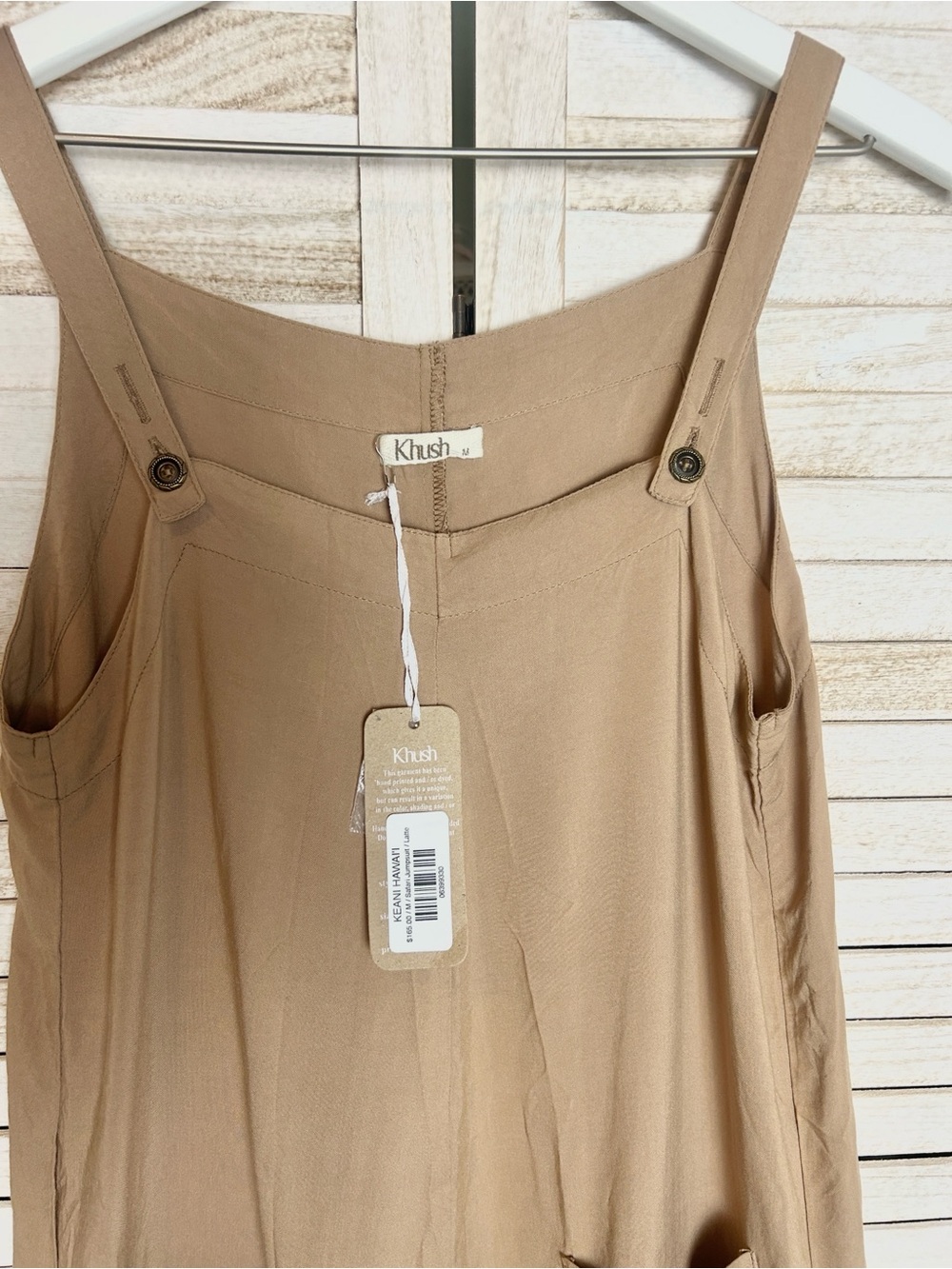 NWT Khush by Keani Hawaii Safari Jumpsuit Size Medium - Picture 3 of 11